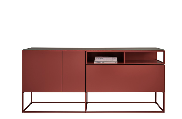 rotes Sideboard Lack